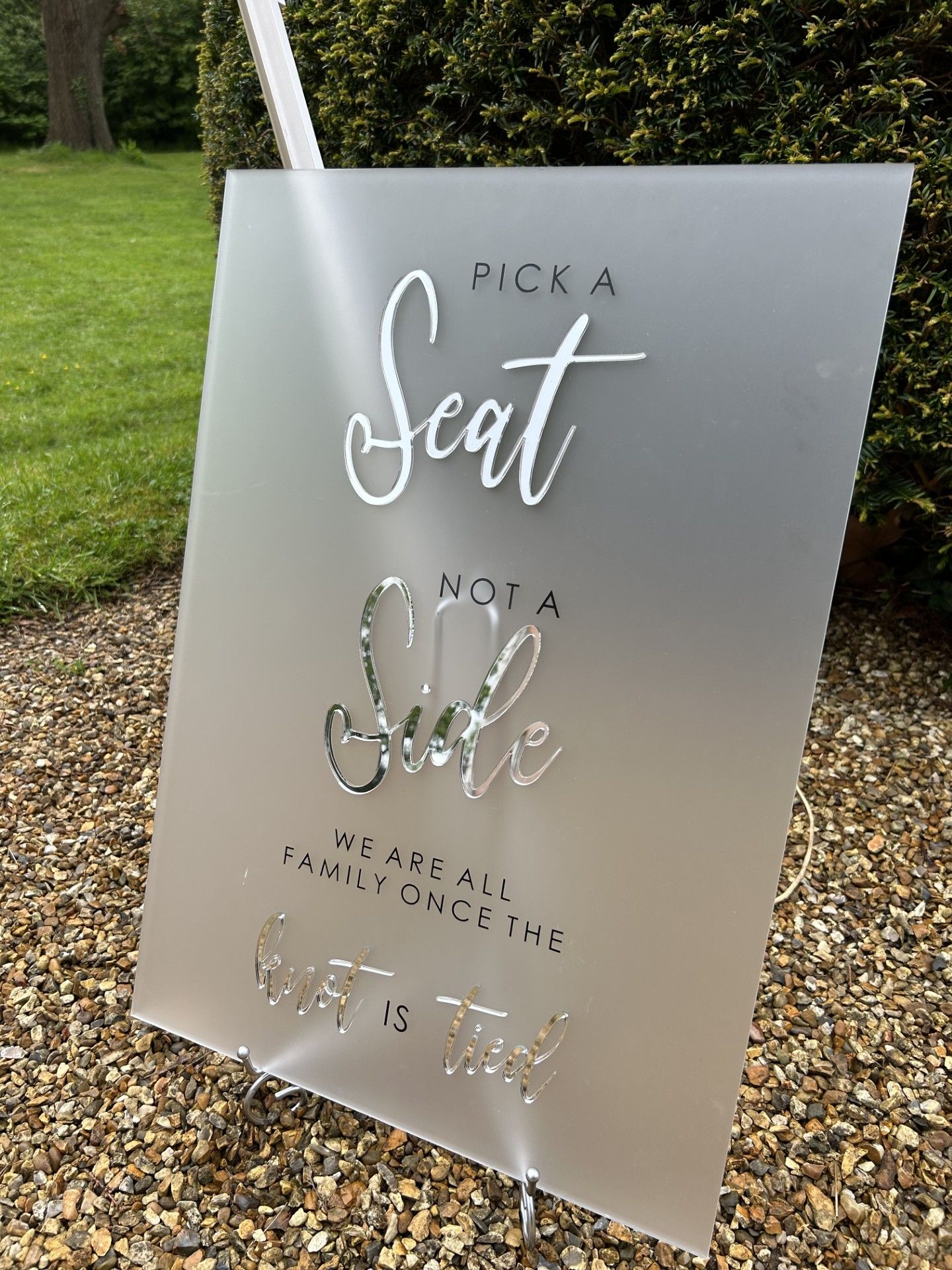 SILVER PICK A SEAT