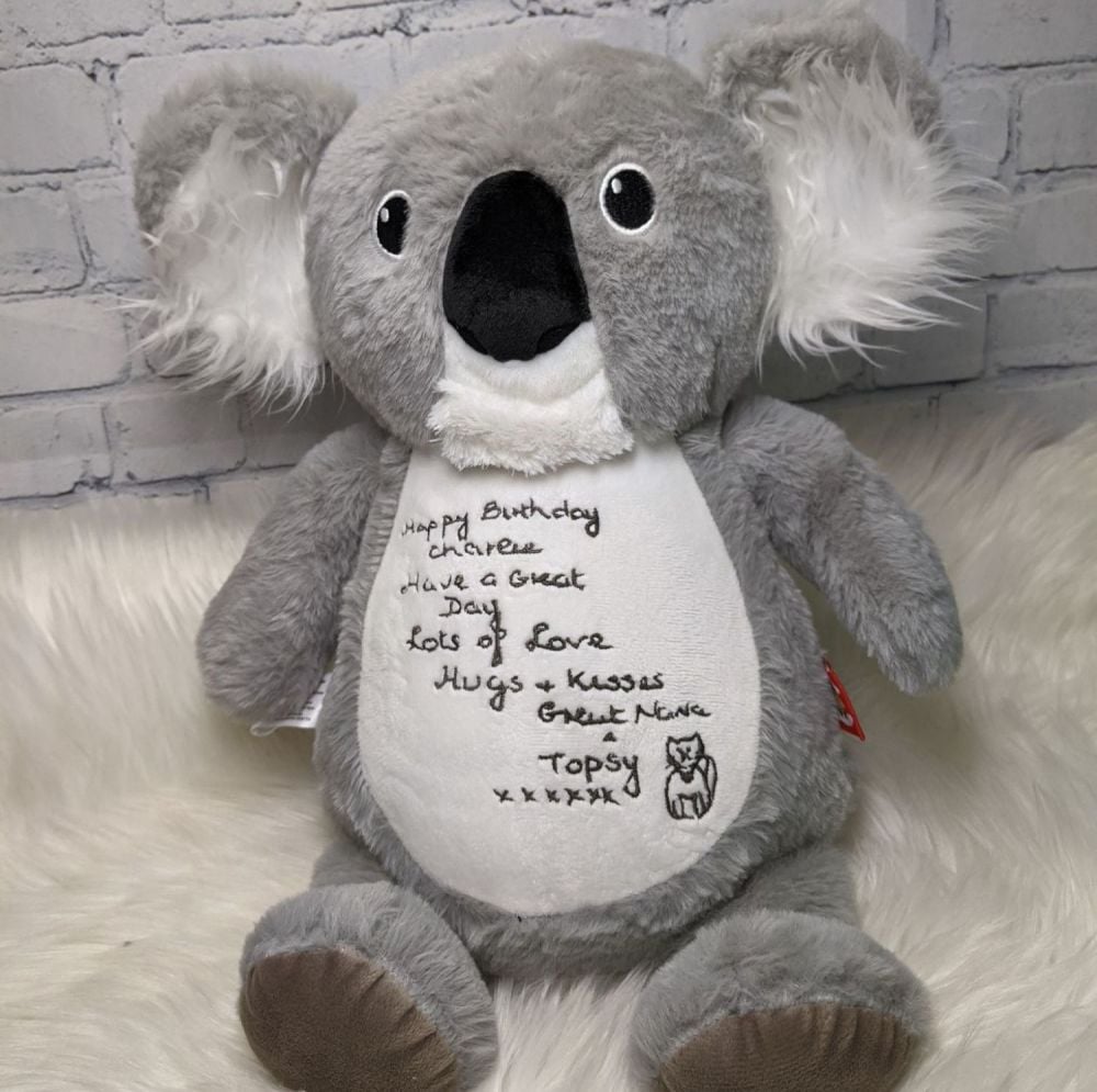 Add  Artwork / Text  to a Soft Toy