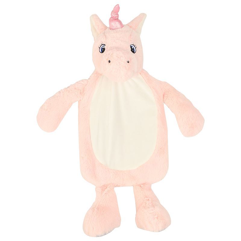 Personalised Hot Water Bottle Cover - Pink Unicorn 