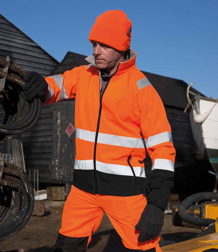 Safety Soft Shell Jacket (with Logo on left chest)
