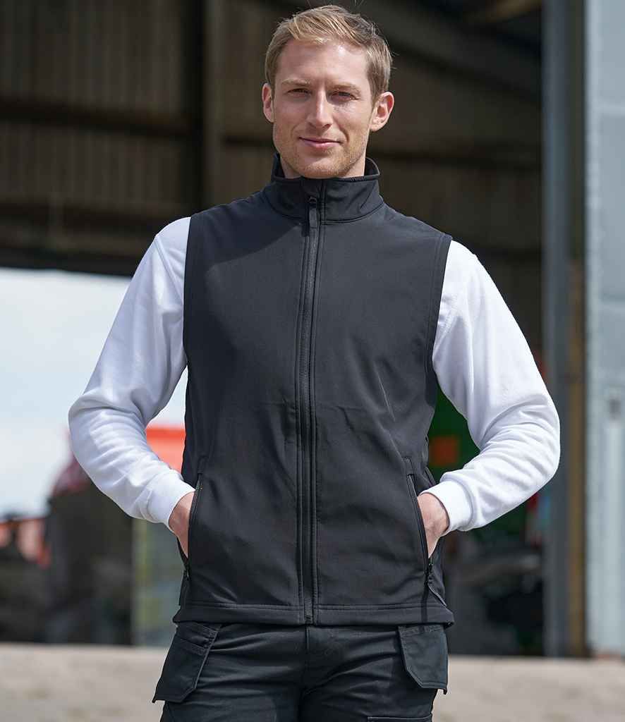 Pro RTX Two Layer Soft Shell Gilet (with Logo on left chest)