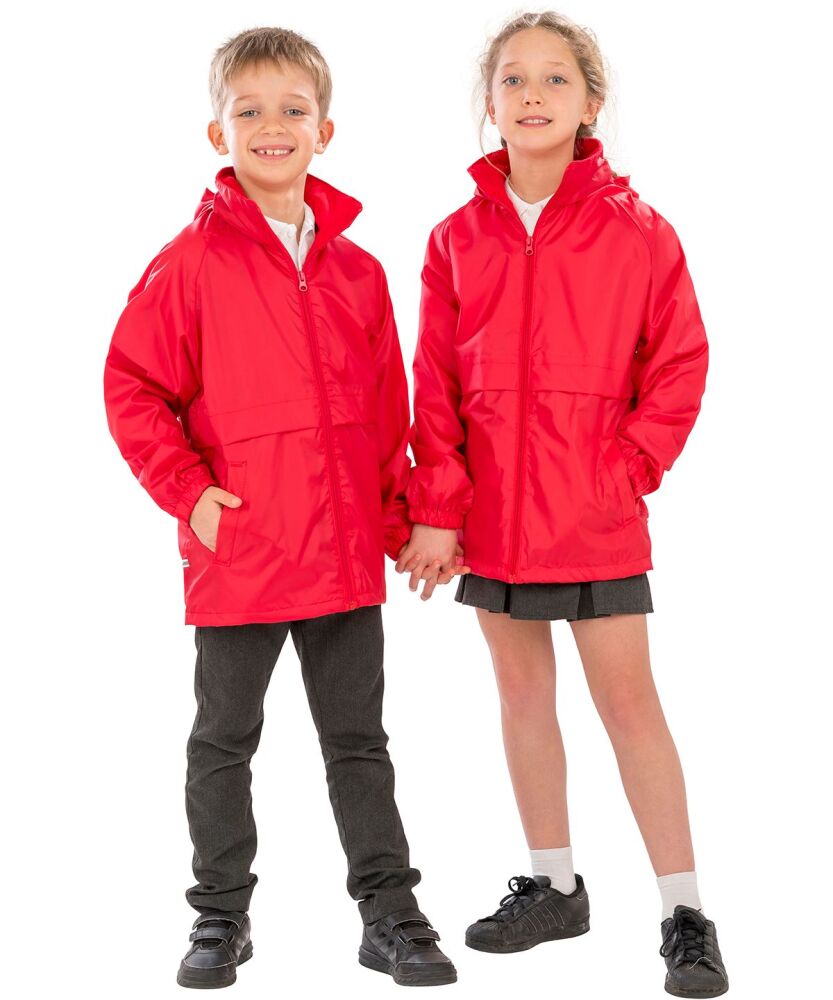 School All Weather Coat with logo