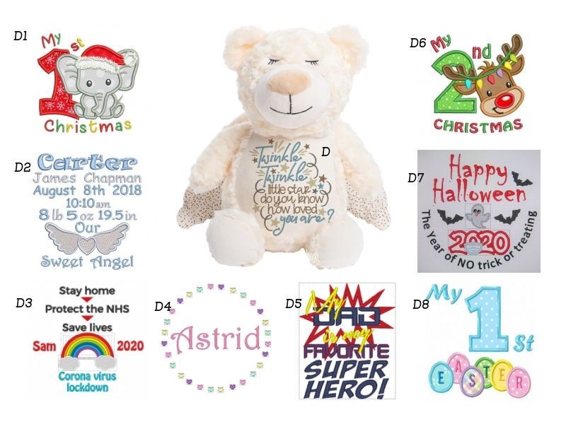 Christmas bear (white)