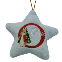 Initial - Star Ornament