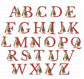 Initial - Star Ornament