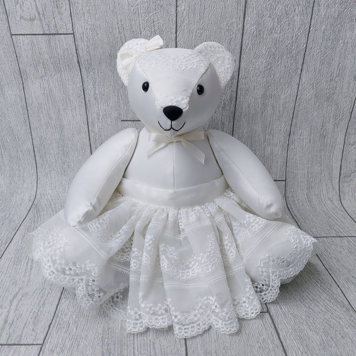 Wedding Dress  Keepsake Bear