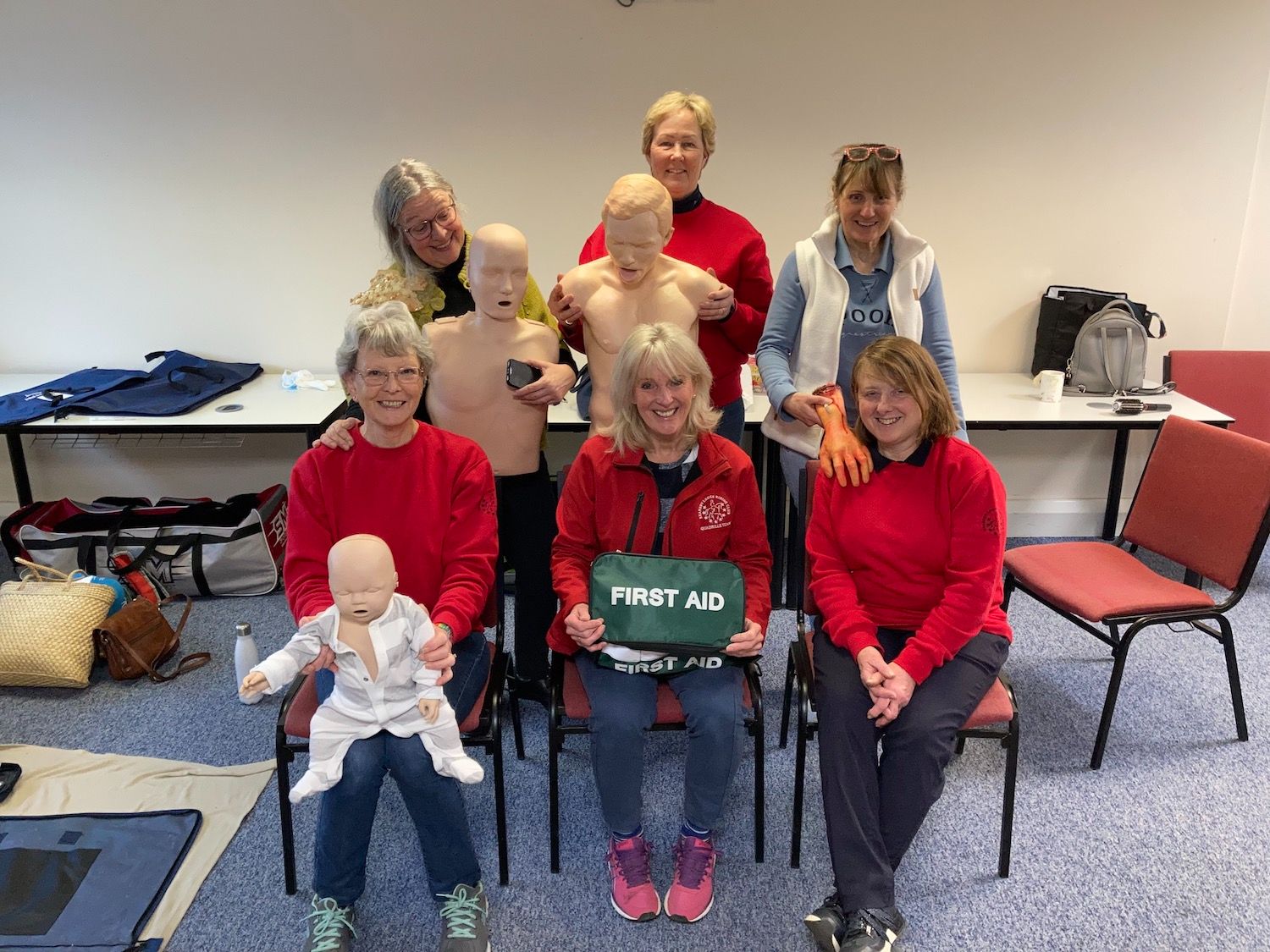 Successful First Aid Course Trainees