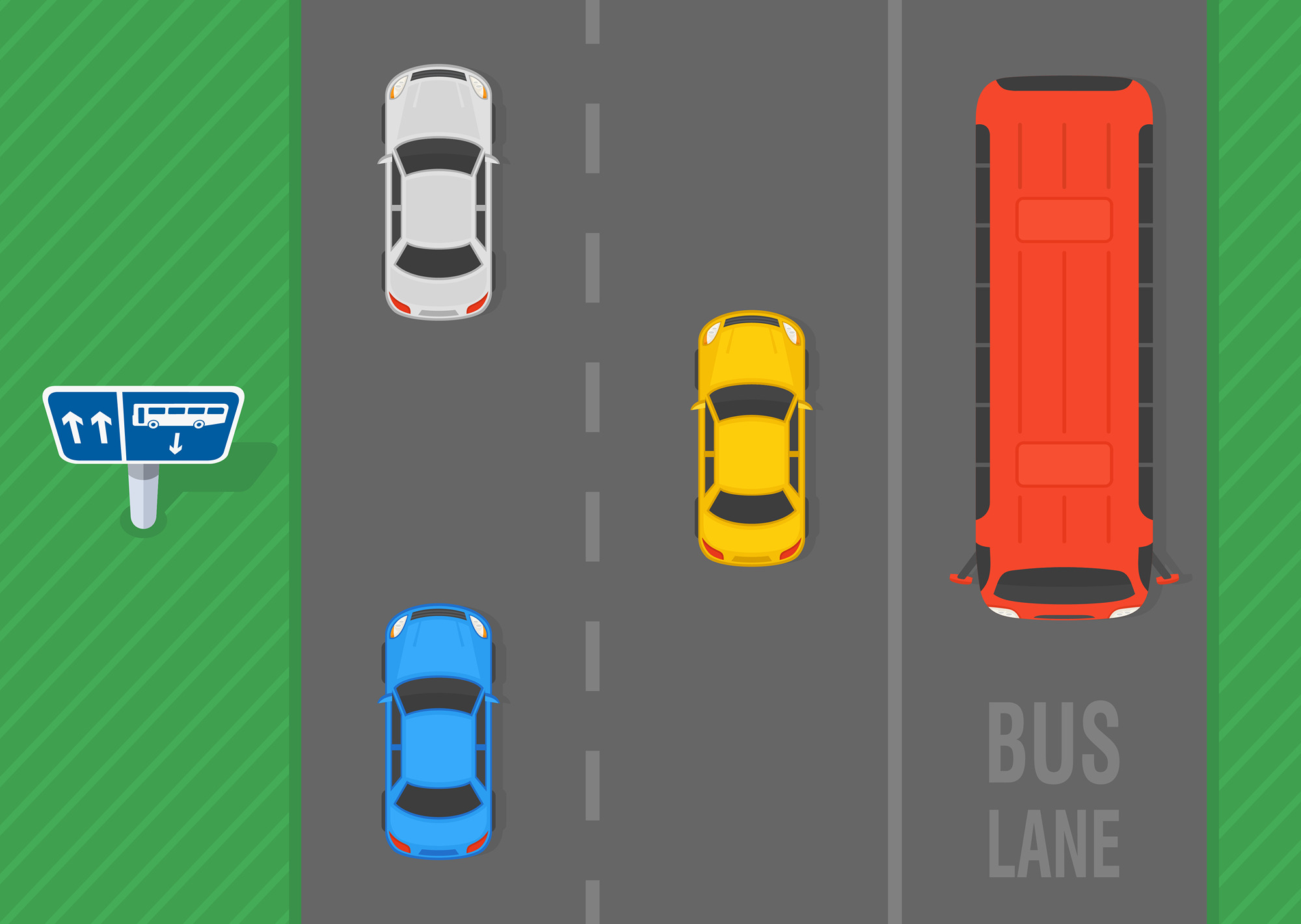 Why They Matter The biggest risk with contraflow bus lanes is that drivers can misinterpret them as an open traffic lane, especially when approaching from a side road. A momentâs inattention could mean facing a double-decker head-on.