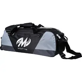 Motiv Triple tote Covert Black with Shoe bag
