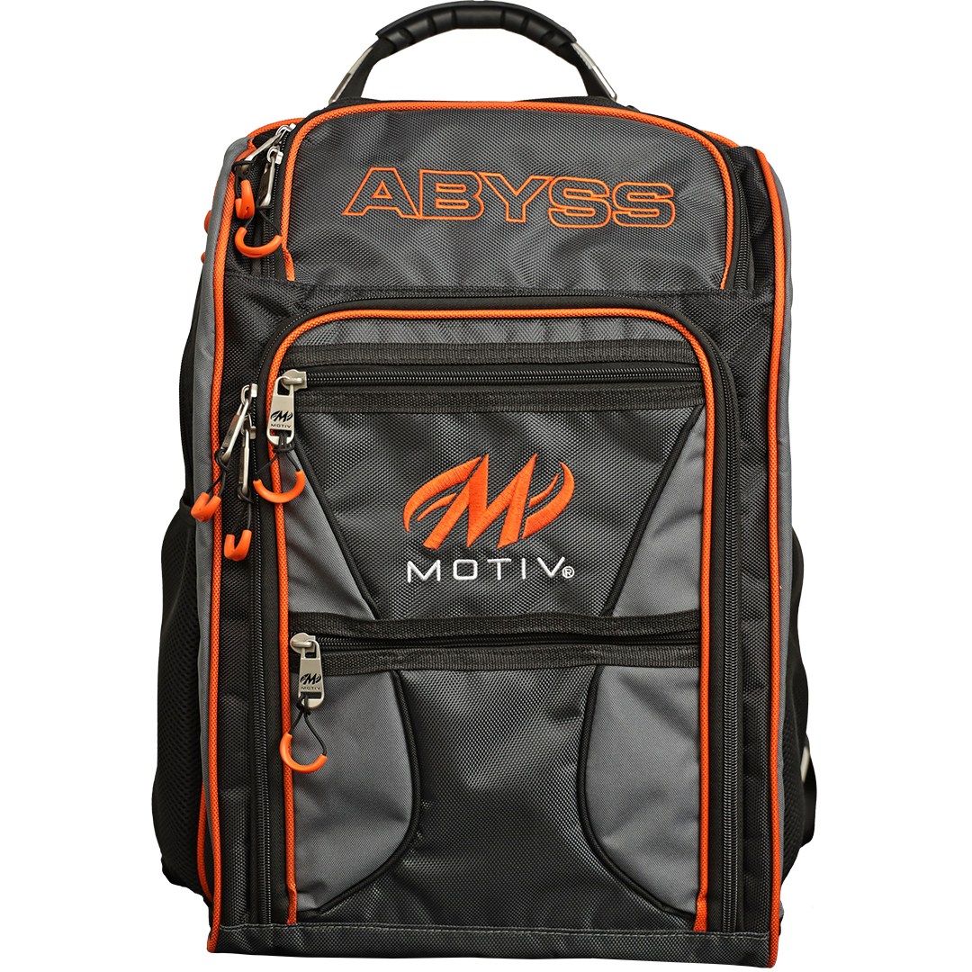 MOTIV Abyss Giant Backpack - Gray/Orange