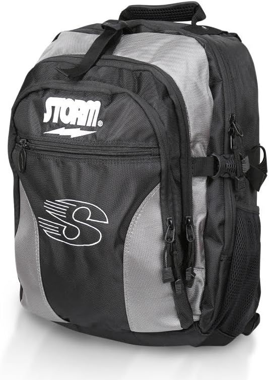 STORM DELUXE BACK PACK BLACK/SILVER
