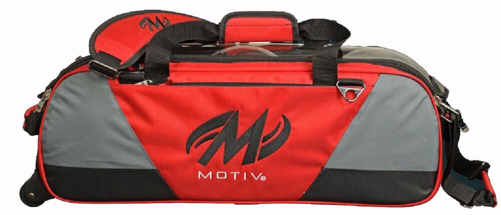 MOTIV 3 BALL TOTE BAG FIRE RED