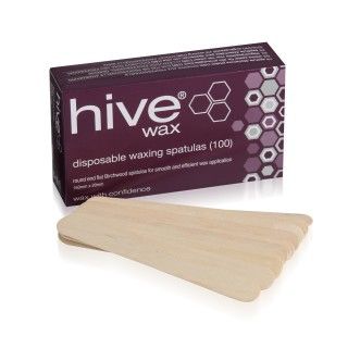 Hive Of Beauty - Disposable Wooden Spatulas x 100