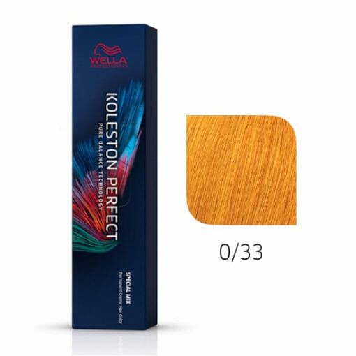 Wella Professionals Koleston Perfect Permanent Hair Colour - 0/33 Gold Intensive Special Mix 60ml