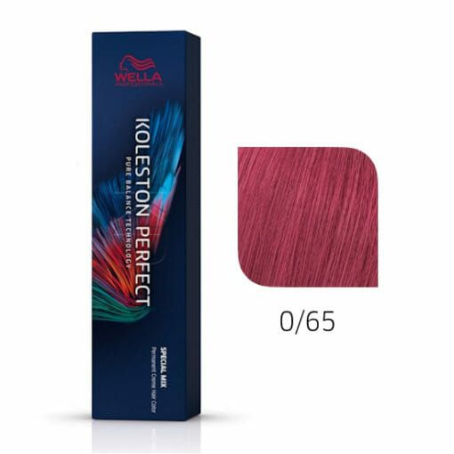 Wella Professionals Koleston Perfect Permanent Hair Colour - 0/65 Violet Mahogany Special Mix 60ml