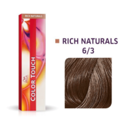 Wella Professionals Color Touch Semi Permanent Hair Colour - 6/3 Dark Gold 