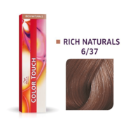 Wella Professionals Color Touch Semi Permanent Hair Colour - 6/37 Dark Gold Brunette Blonde 60ml