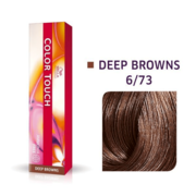 Wella Professionals Color Touch Semi Permanent Hair Colour - 6/73 Dark Brunette Gold Blonde 60ml