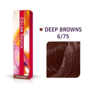 Wella Professionals Color Touch Semi Permanent Hair Colour - 6/75 Dark Brunette Mahogany Blonde 60ml