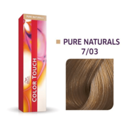 Wella Professionals Color Touch Semi Permanent Hair Colour - 7/03 Medium Natural Gold Blonde 60ml
