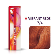 Wella Professionals Color Touch Semi Permanent Hair Colour - 7/4 Medium Red Blonde 60ml