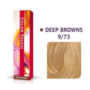 Wella Professionals Color Touch Semi Permanent Hair Colour - 9/73 Very Light Brunette Gold Blonde 60ml