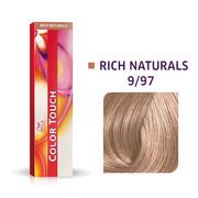 Wella Professionals Color Touch Semi Permanent Hair Colour - 9/97 Very Light Cendre Brunette Blonde 60ml