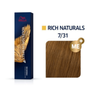 Wella Professionals Koleston Perfect Permanent Hair Colour - 7/31 Medium Blonde Gold Ash 60ml