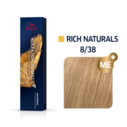 Wella Professionals Koleston Perfect Permanent Hair Colour - 8/38 Light Blonde Golden Pearl 60ml