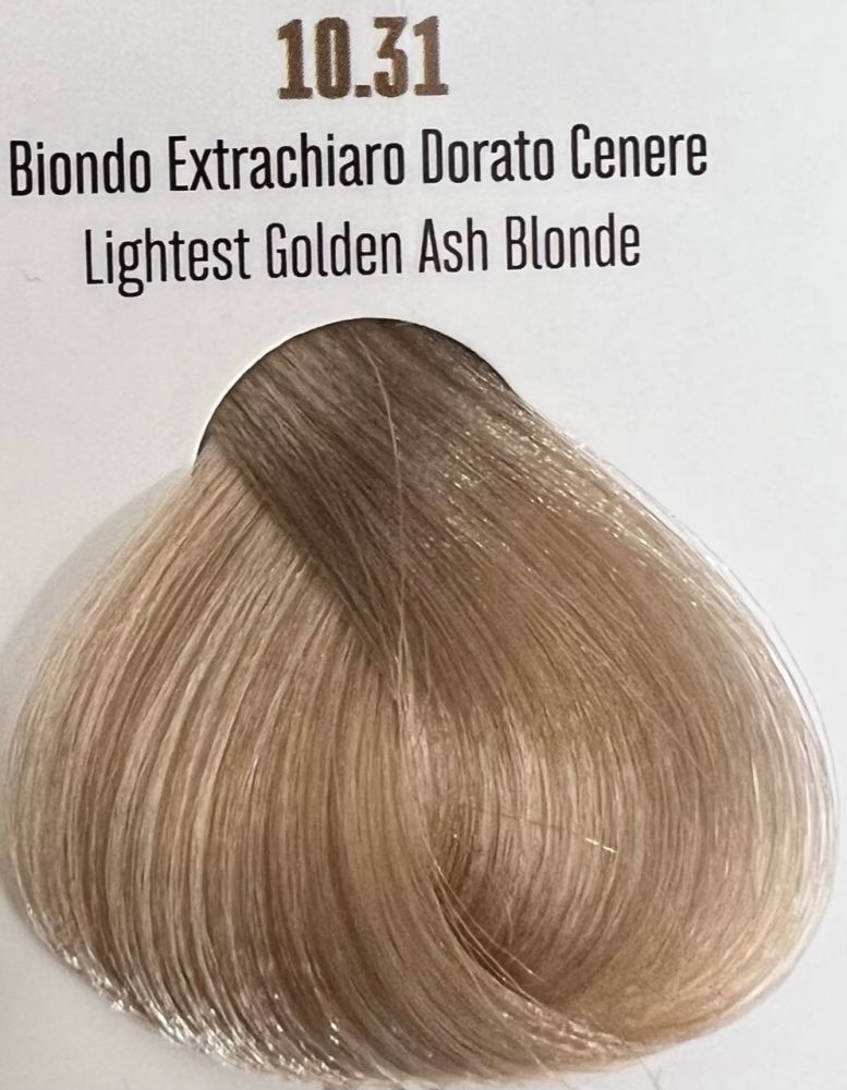 Viba Professional Permanent Color – 10.31 Lightest Golden Ash Blonde 100ml