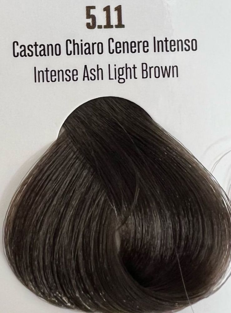 Viba Professional Permanent Color – 5.11 Intense Ash Light Brown 100ml