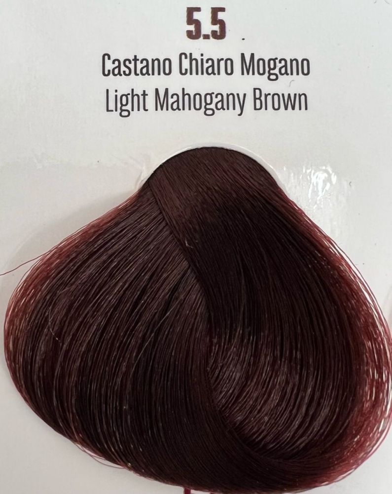 Viba Professional Permanent Color – 5.5 Light Mahogany Brown 100ml
