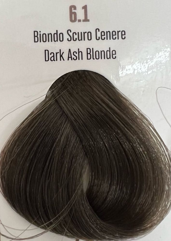 Viba Professional Permanent Color – 6.1 Dark Ash Blonde 100ml