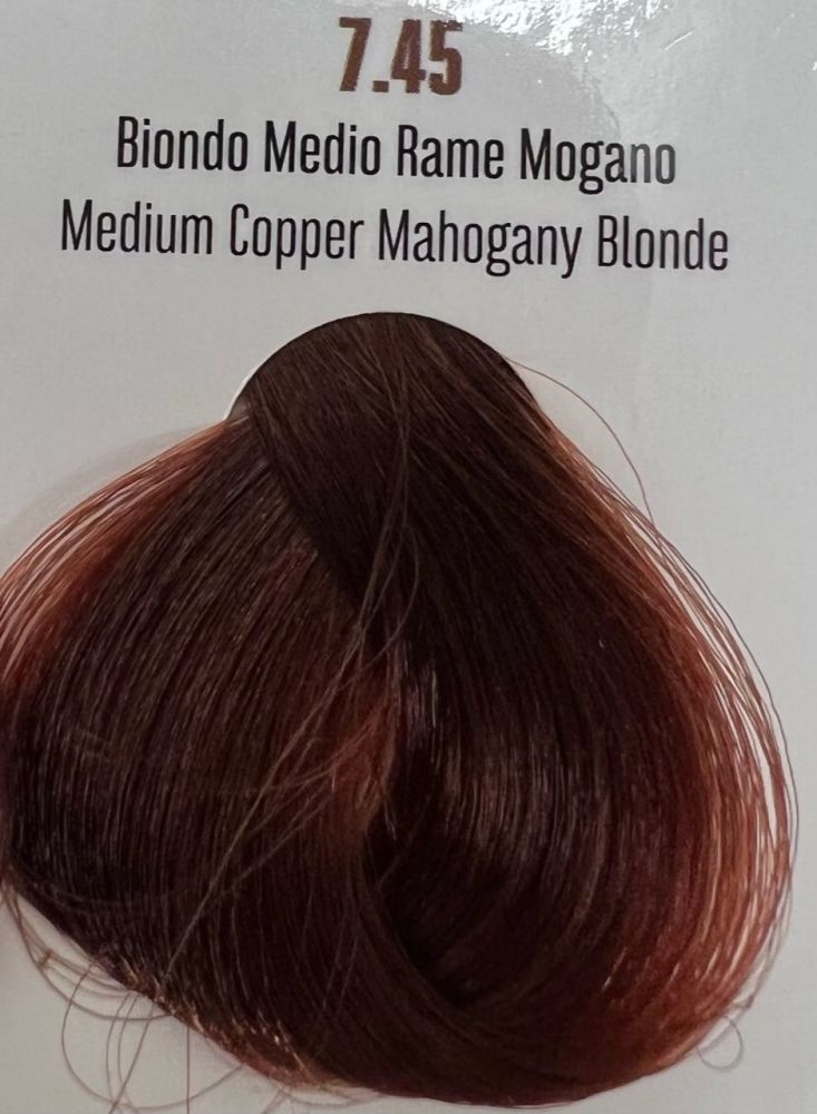 Viba Professional Permanent Color – 7.45 Medium Copper Mahogany Blonde 100ml