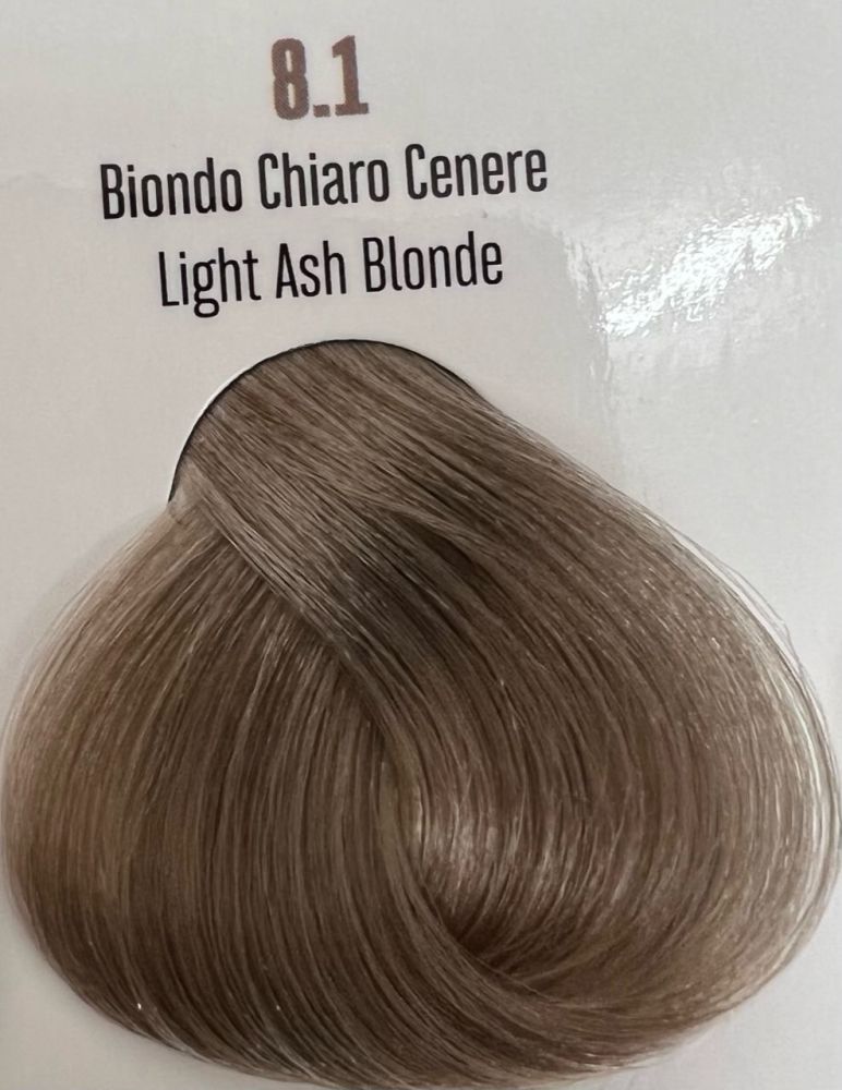 Viba Professional Permanent Color – 8.1 Light Ash Blonde 100ml