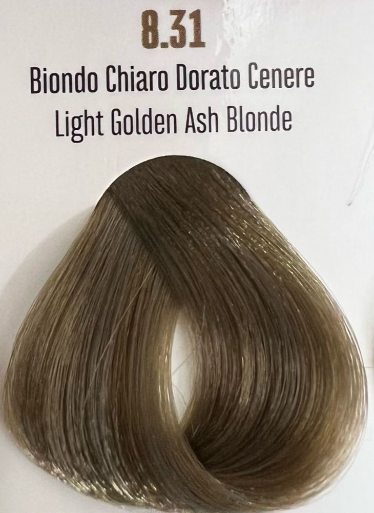 Viba Professional Permanent Color – 8.31 Light Golden Ash Blonde 100ml
