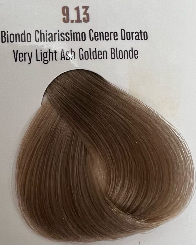Viba Professional Permanent Color – 9.13 Very Light Ash Golden Blonde 100ml