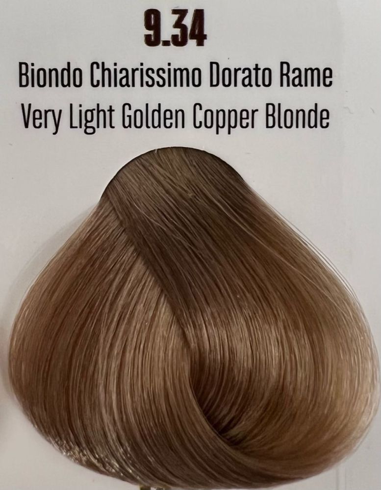 Viba Professional Permanent Color – 9.34 Very Light Golden Copper Blonde 100ml