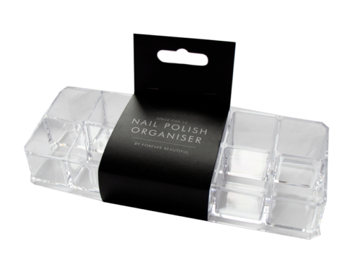 12 Compartment Clear Acrylic Nail Polish / Lipstick Organiser