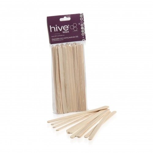 Hive Of Beauty - Disposable Mini Wooden Spatulas x 50