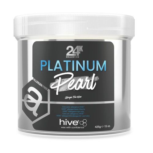 Hive Of Beauty - 24K Collection - Platinum Pearl Allergen Free Wax 425g