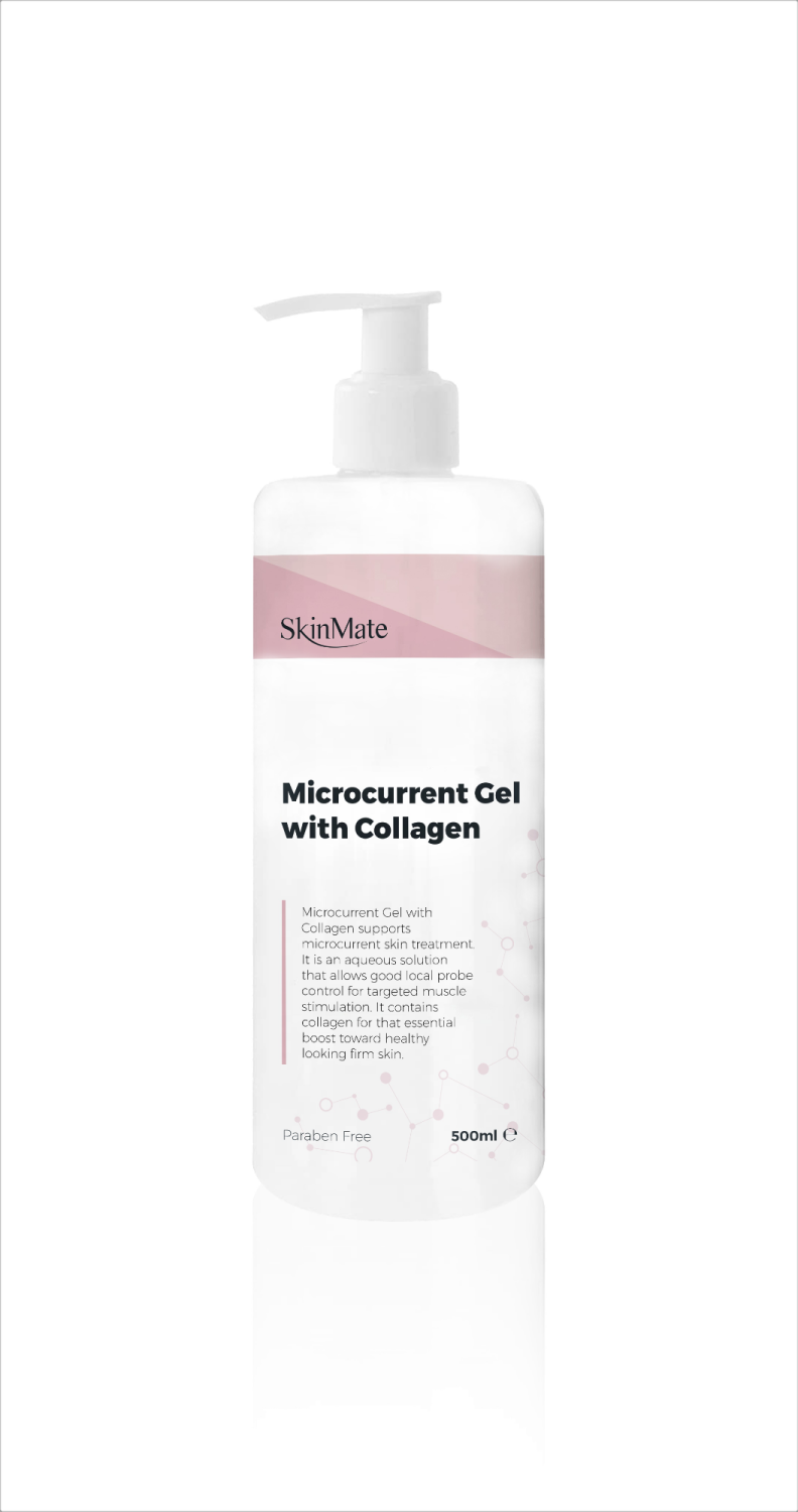 SkinMate Microcurrent Gel with Hyaluronic 500ml