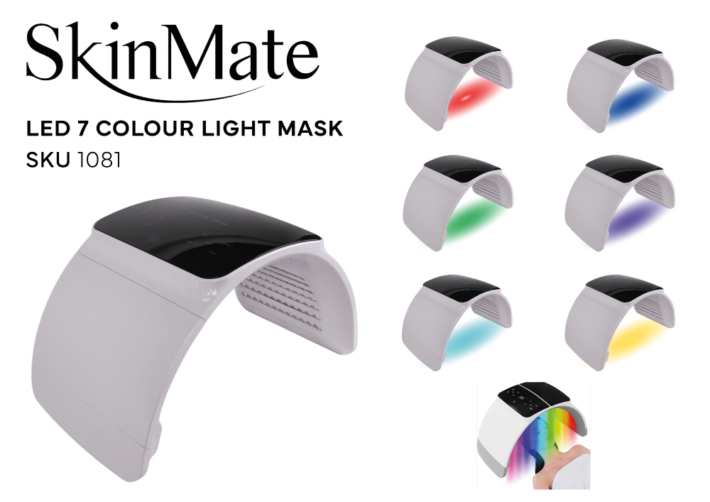 SkinMate LED 7 Colour Light Therapy Mask