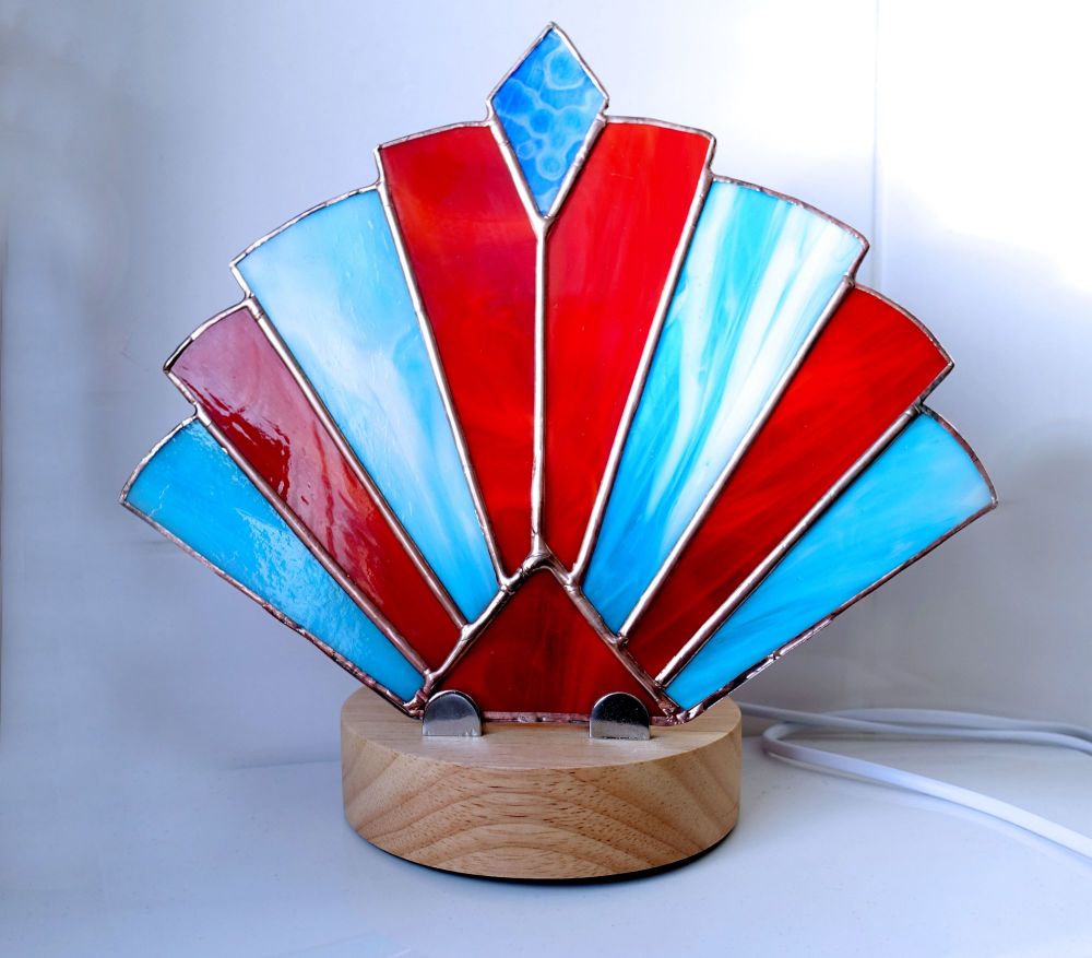 Art Deco Style Fan Lamp