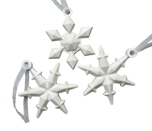 Fragranced Snowflake Christmas Tree Decorations