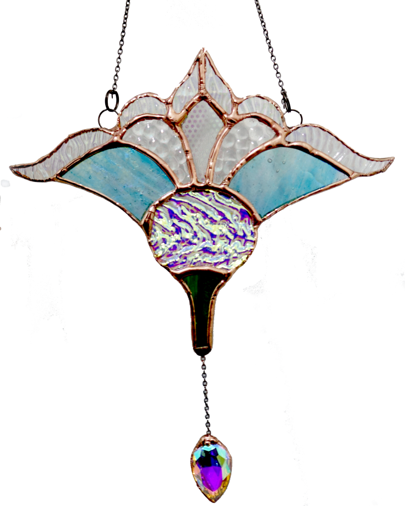 Art Deco Style Suncatcher Hanging Ornament