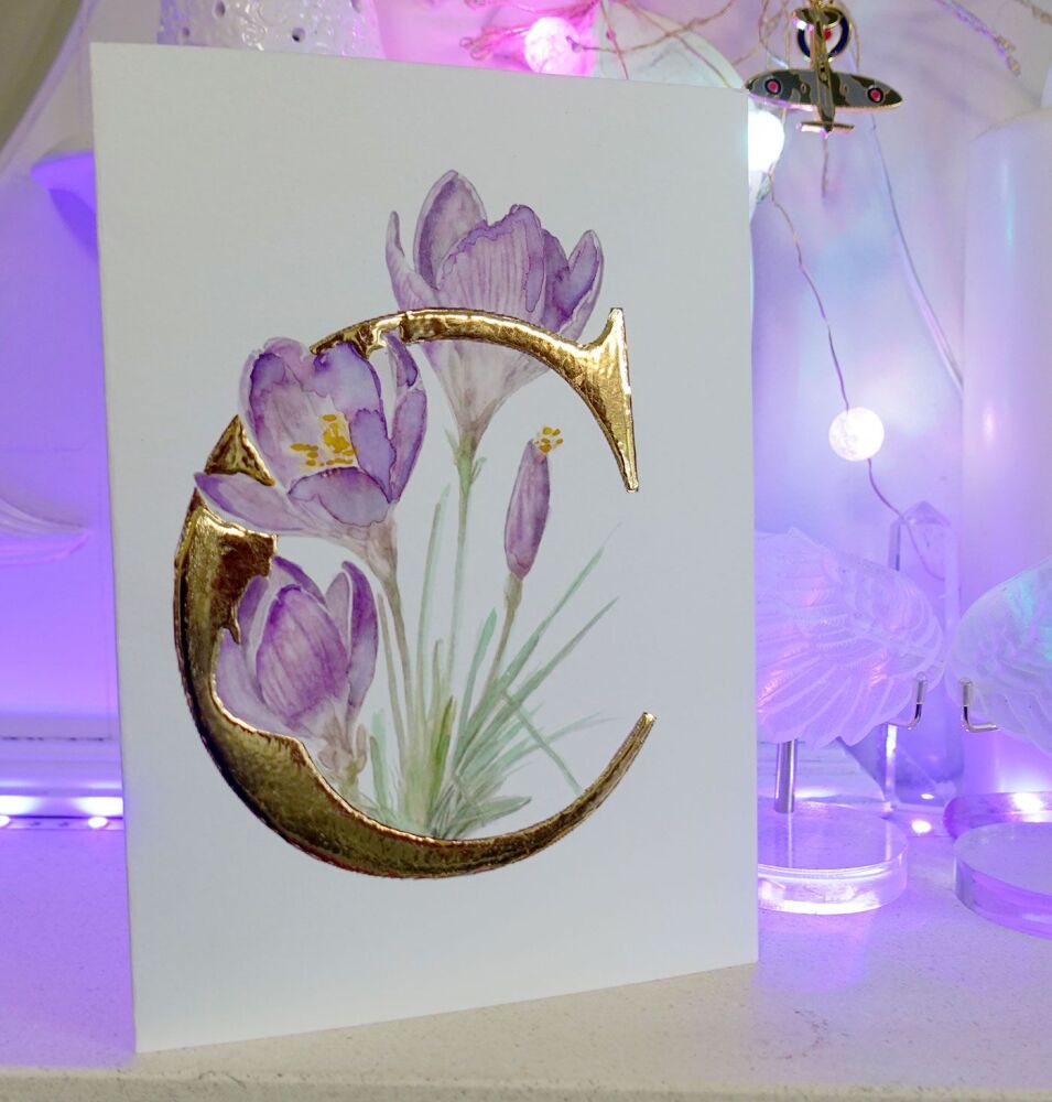 crocus-blank-card