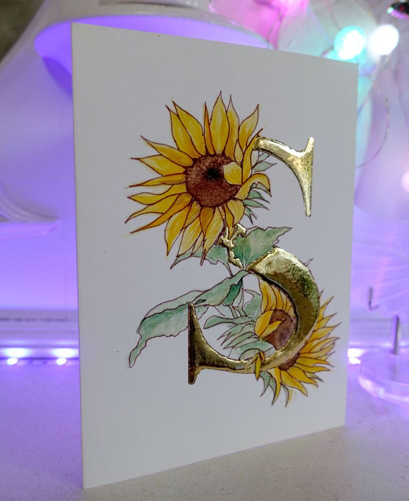 sunflower-gold-leaf-card2
