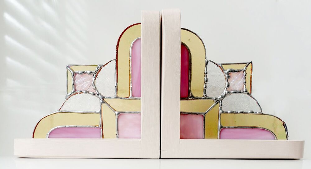 Stained Glass  Bookends SALE