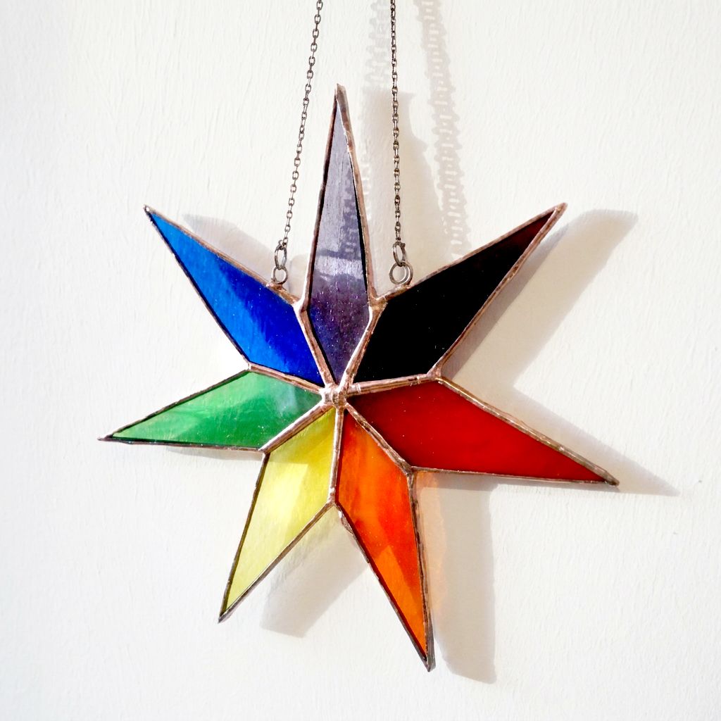 Rainbow Star Suncatcher